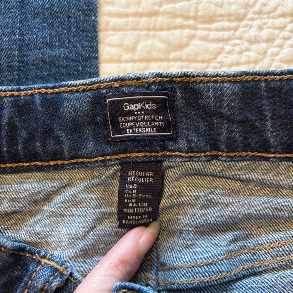 GAP Wrangler Cat & Jack Boys Jeans Bundle Size 8 - Picture 3 of 7